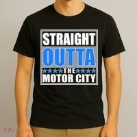 Straight Outta The Motor City Detroit, Michigan T-Shirt thumb 3