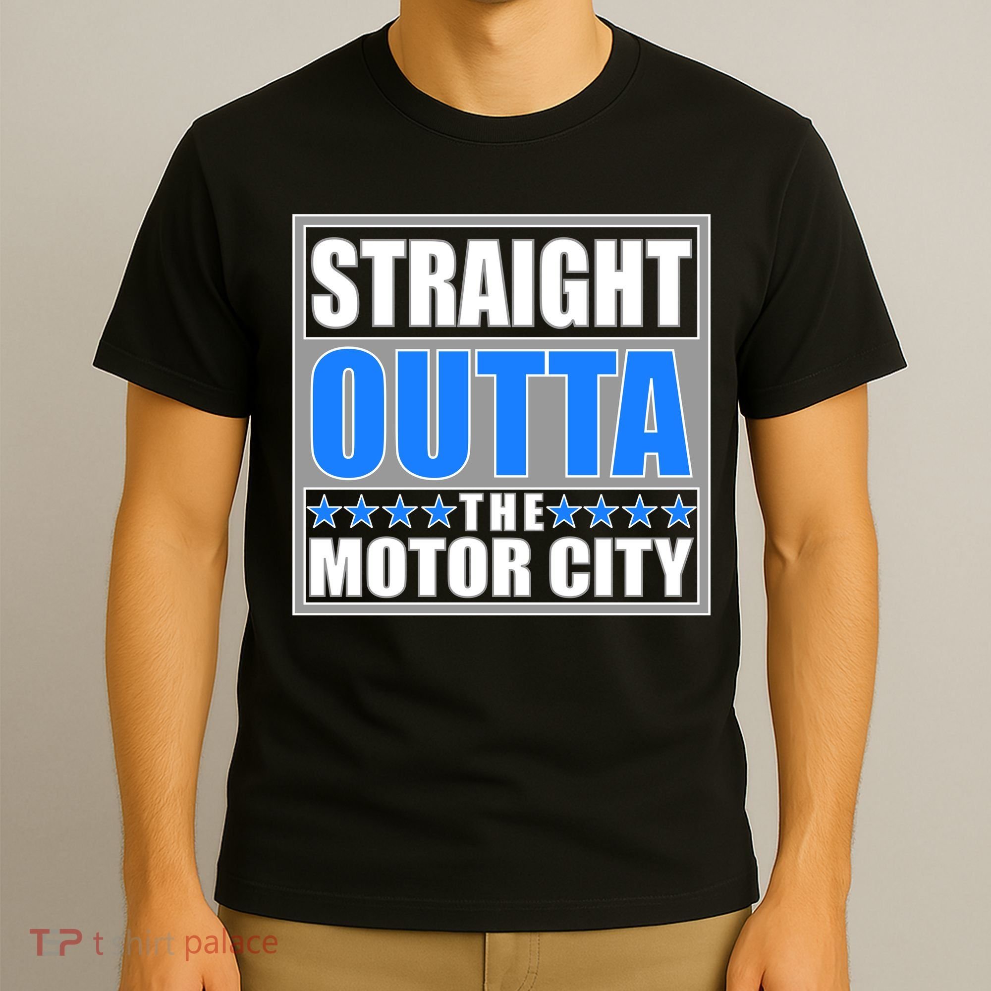 Straight Outta The Motor City Detroit, Michigan T-Shirt