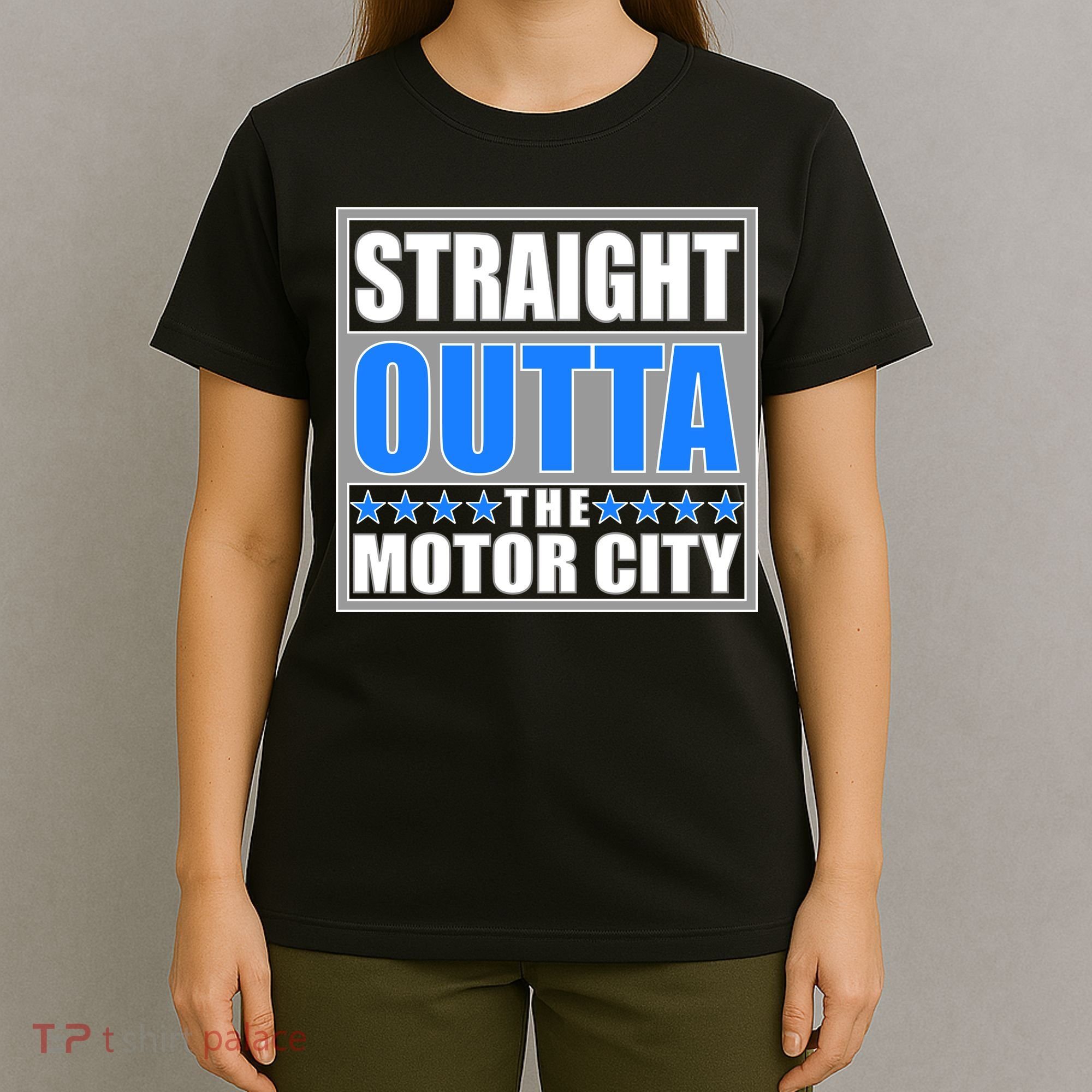 Straight Outta The Motor City Detroit, Michigan T-Shirt