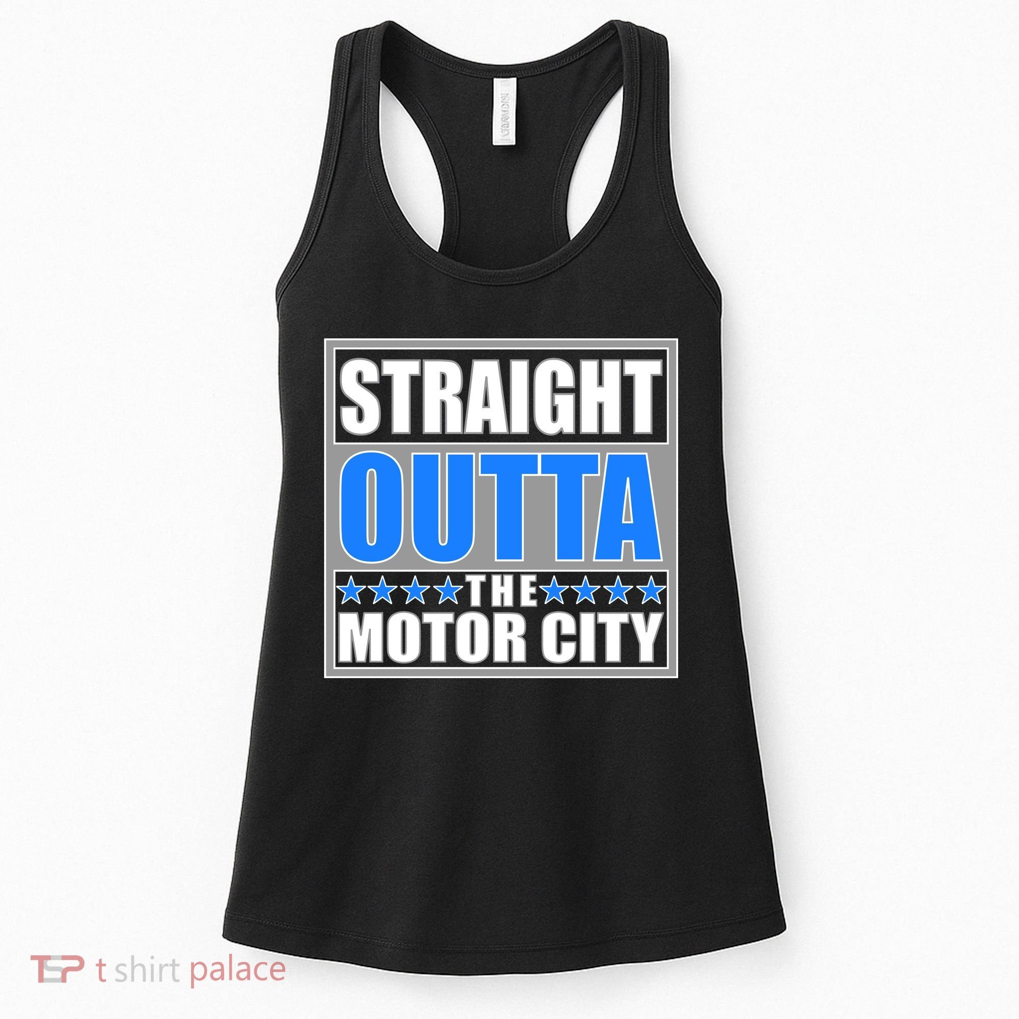 Straight Outta The Motor City Detroit, Michigan Women's Tank Top
