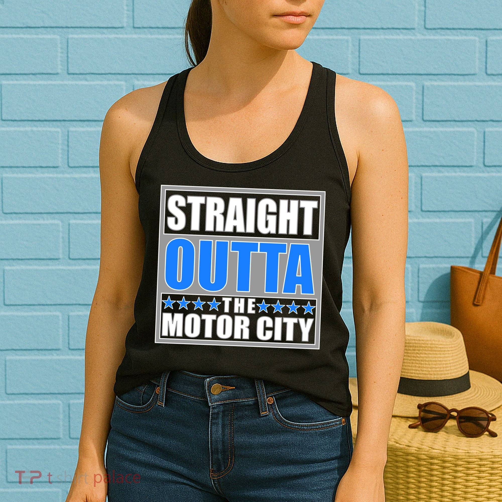 Straight Outta The Motor City Detroit, Michigan Women's Tank Top
