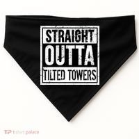 Straight Outta Tilted Towers USA-Made Doggie Bandana thumb 0
