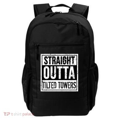 Straight Outta Tilted Towers Backpack