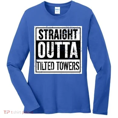 Straight Outta Tilted Towers Women's Long Sleeve Shirt