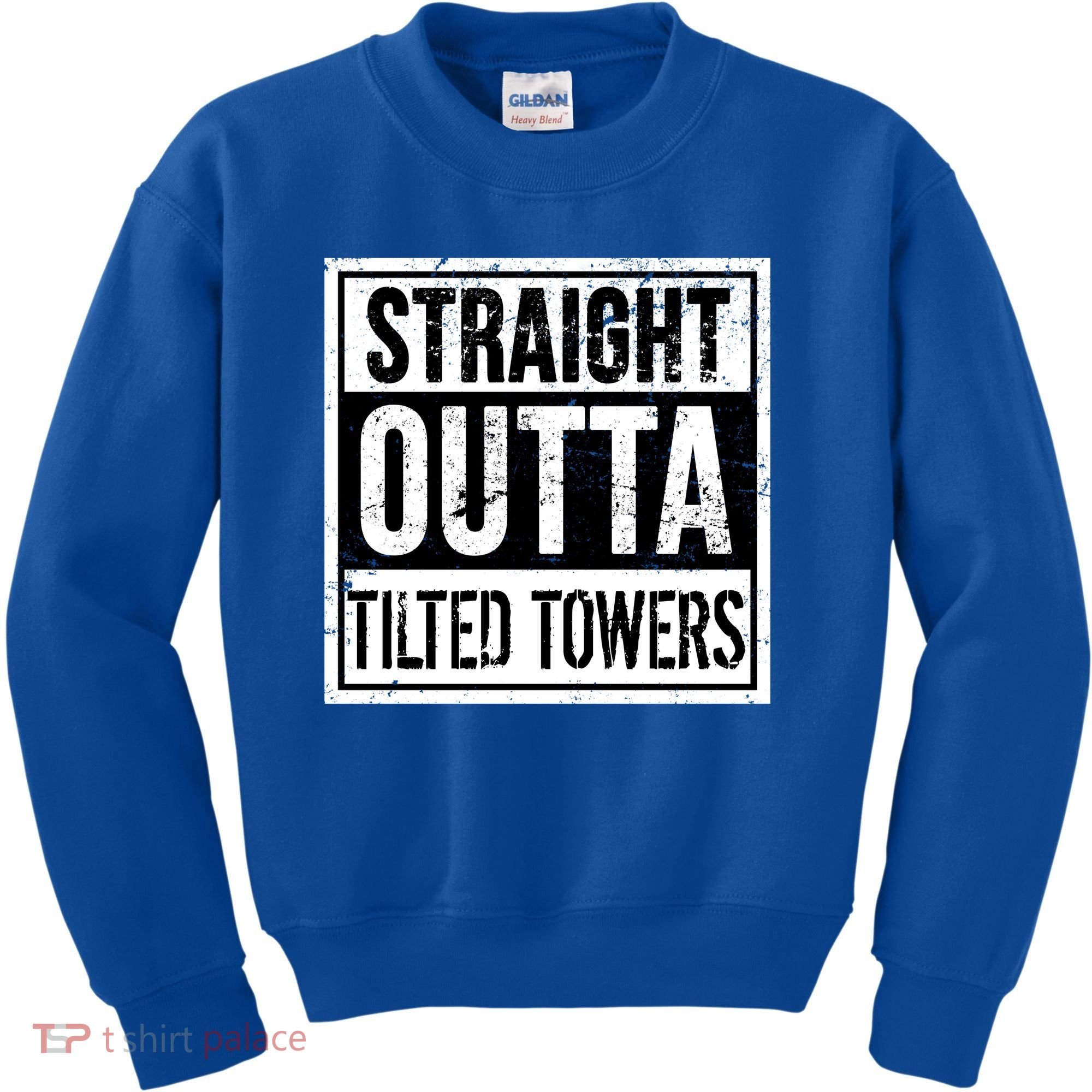 Straight Outta Tilted Towers Kids Sweatshirt