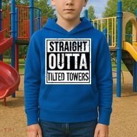 Straight Outta Tilted Towers Kids Hoodie thumb 2