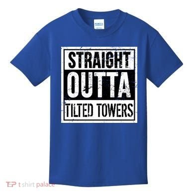 Straight Outta Tilted Towers Kids T-Shirt