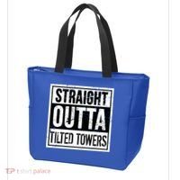 Straight Outta Tilted Towers Tote Bag thumb 3