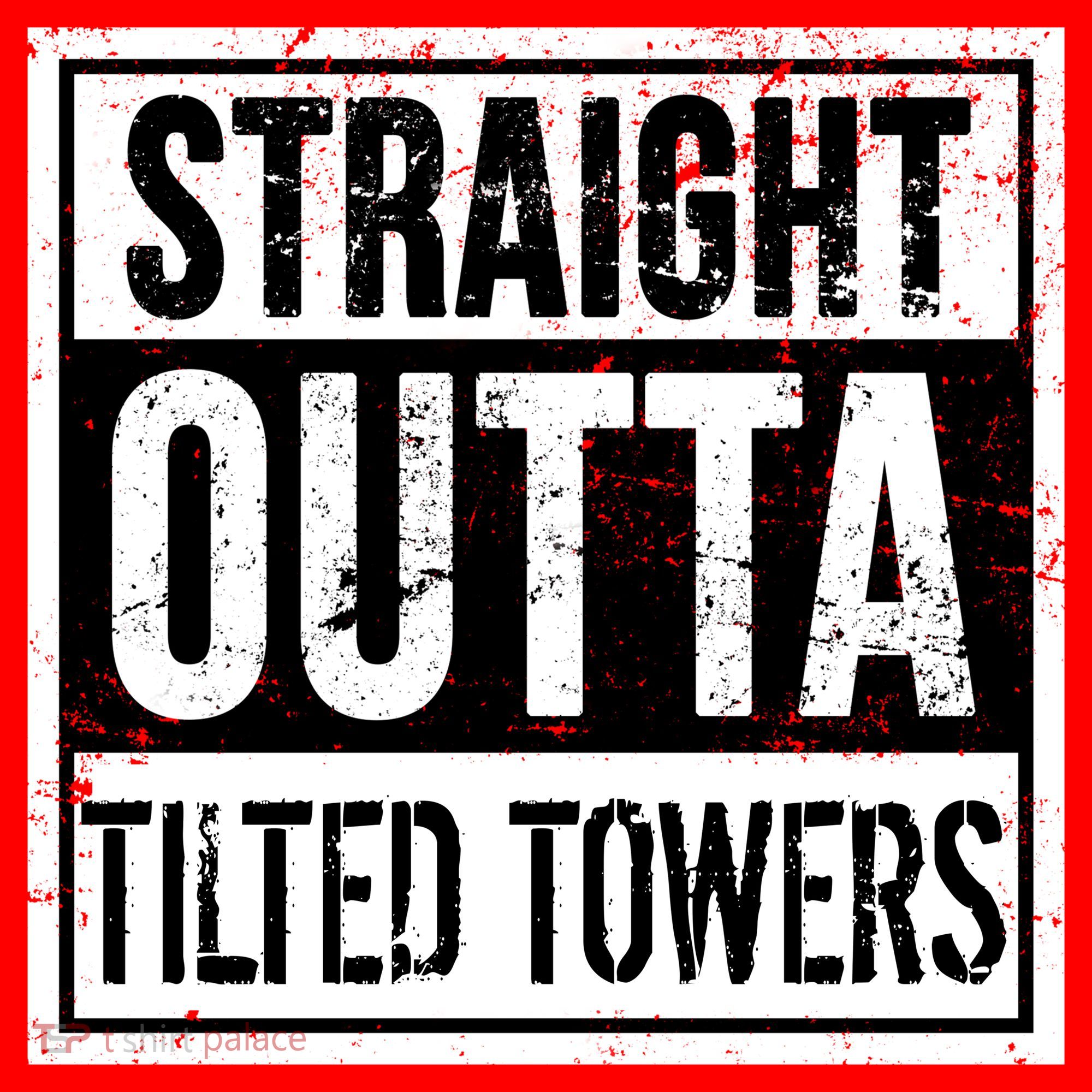 Straight Outta Tilted Towers Santa Hat