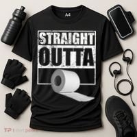 Straight Outta Toilet Paper Cooling Performance Crew T-Shirt thumb 3