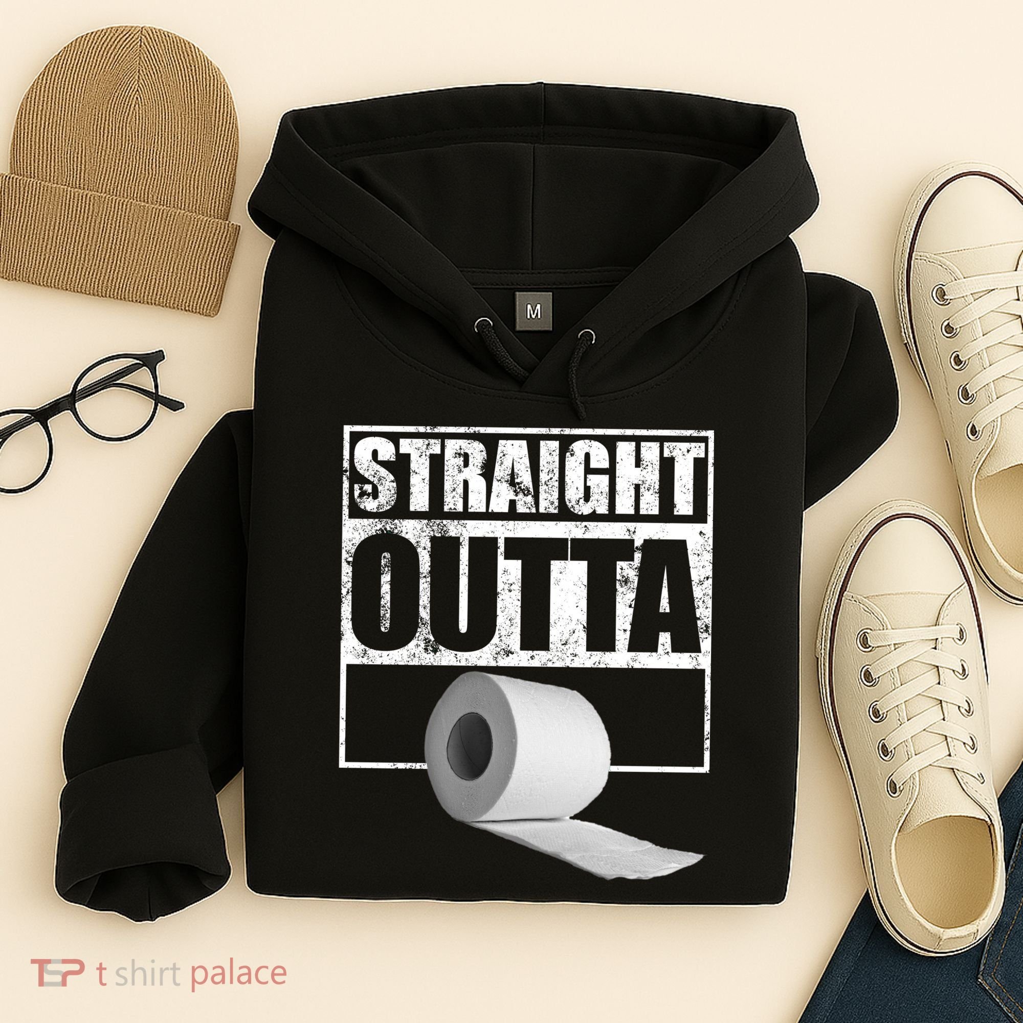 Straight Outta Toilet Paper Hoodie