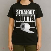 Straight Outta Toilet Paper T-Shirt thumb 4