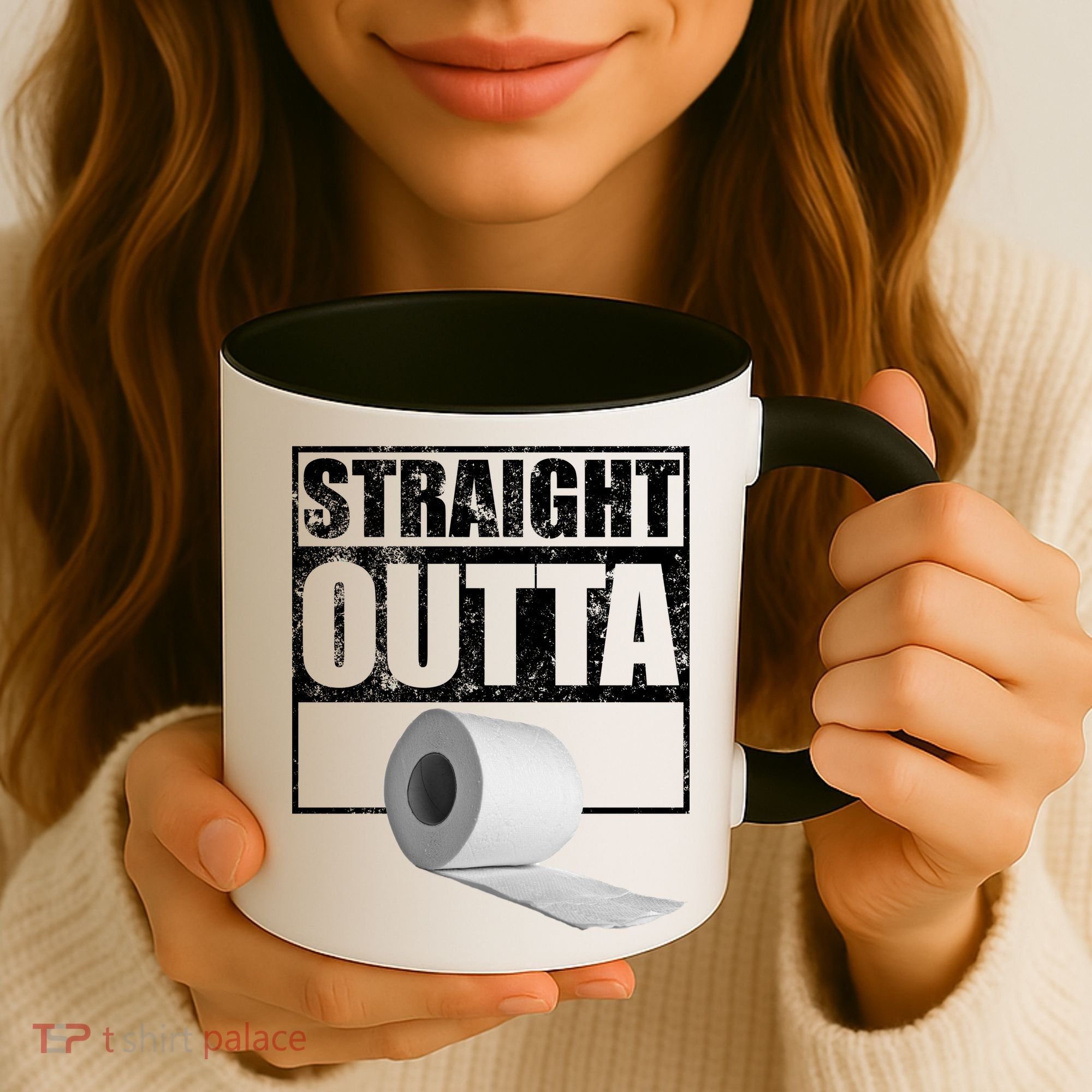 Straight Outta Toilet Paper Coffee Mug