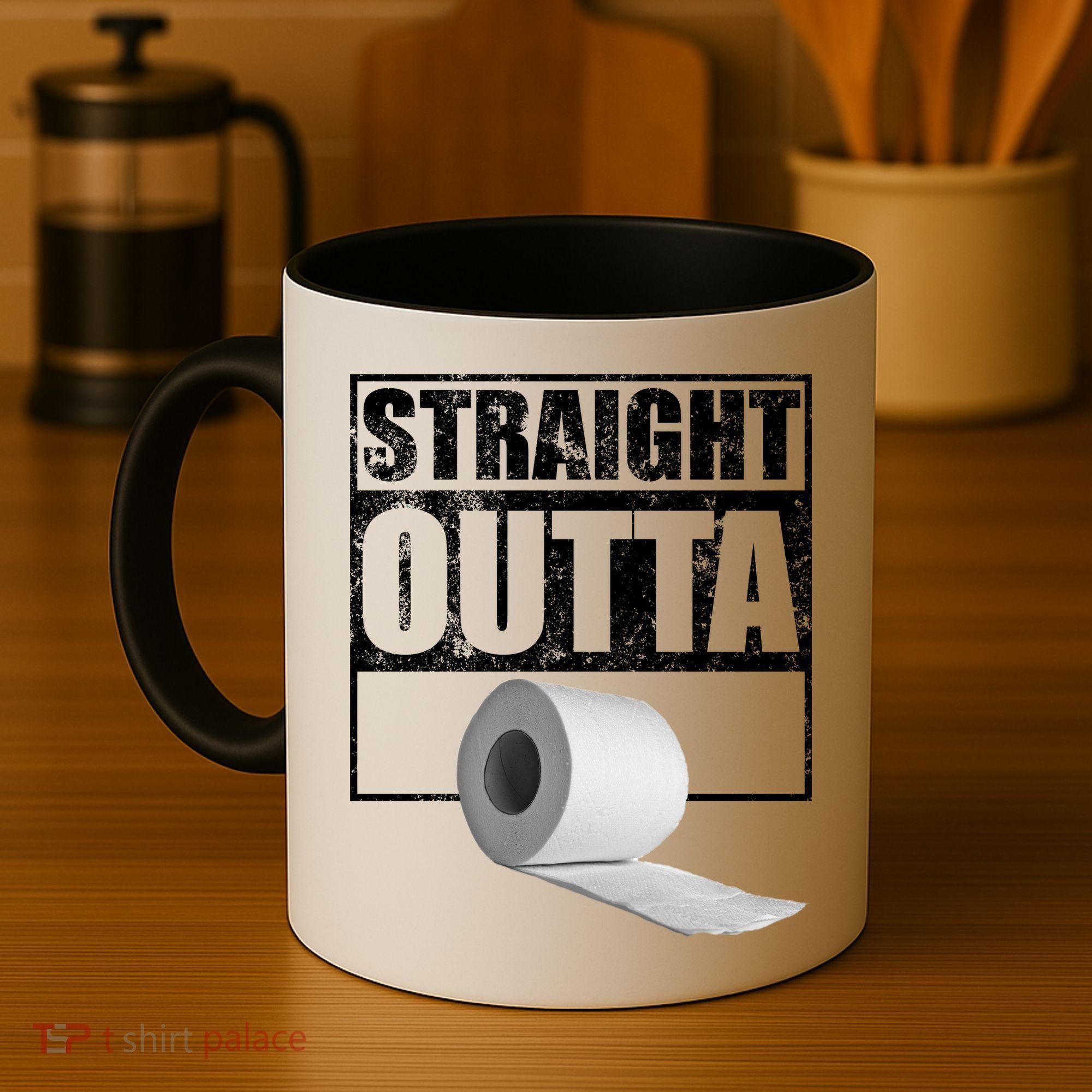 Straight Outta Toilet Paper Coffee Mug