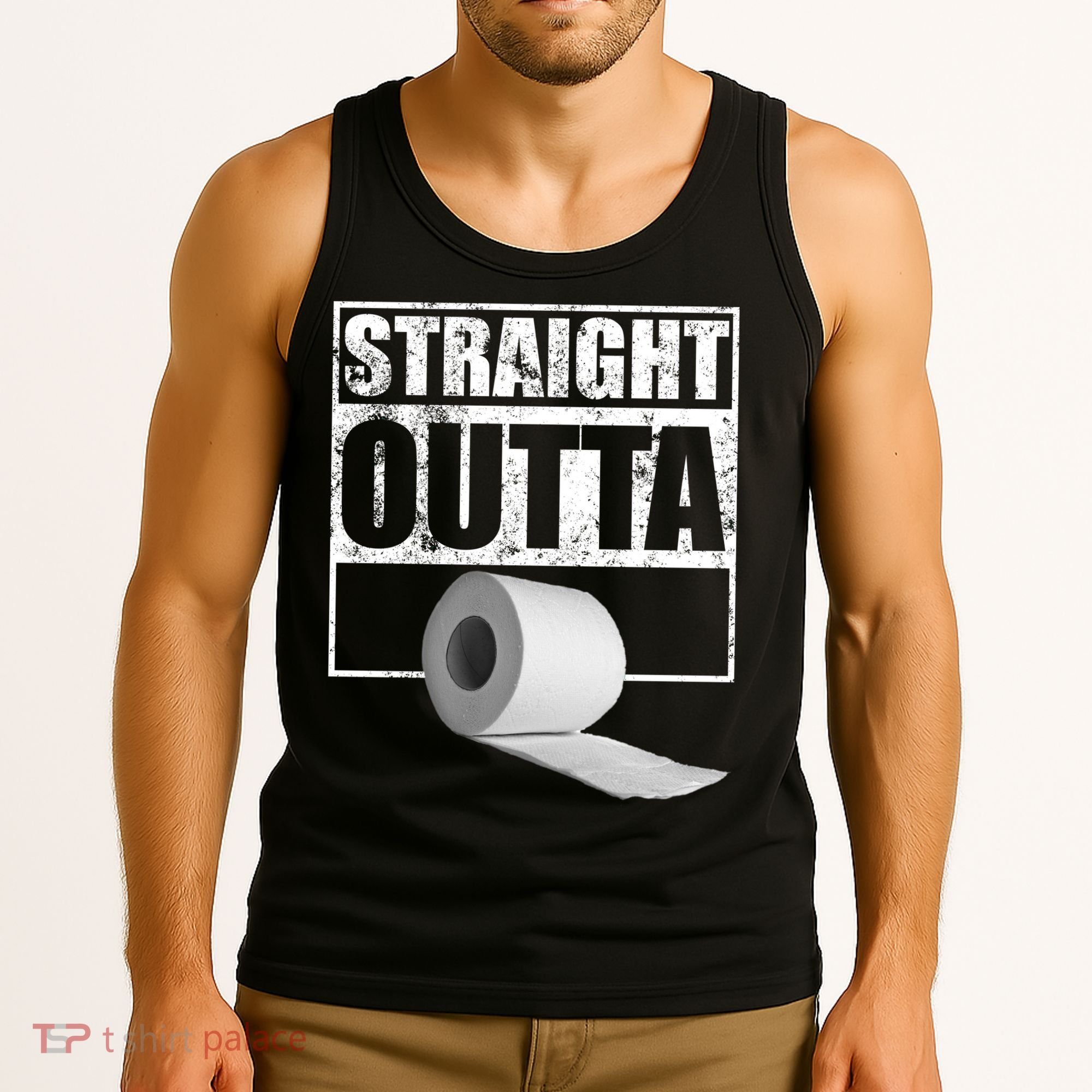 Straight Outta Toilet Paper Tank Top