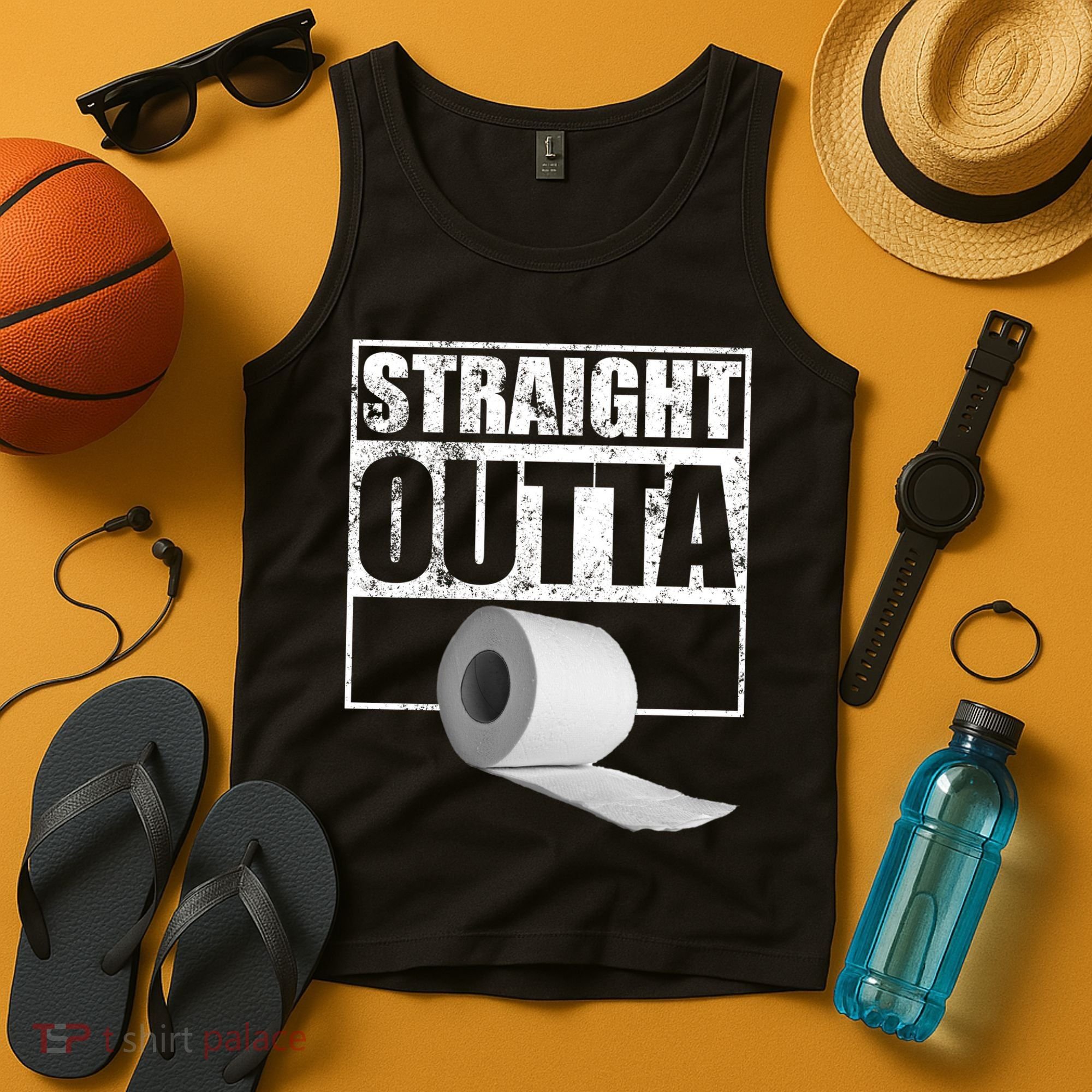 Straight Outta Toilet Paper Tank Top