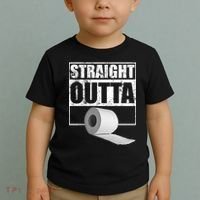Straight Outta Toilet Paper Toddler T-Shirt thumb 2