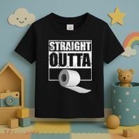 Straight Outta Toilet Paper Toddler T-Shirt thumb 3