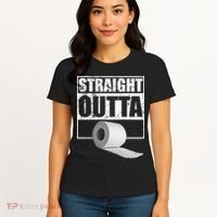 Straight Outta Toilet Paper Women's T-Shirt thumb 4