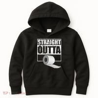 Straight Outta Toilet Paper Kids Hoodie thumb 0
