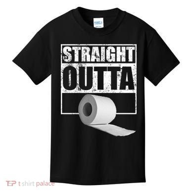 Straight Outta Toilet Paper Kids T-Shirt