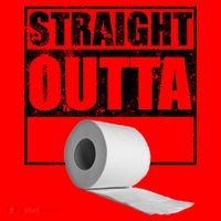 Straight Outta Toilet Paper Santa Hat thumb 1