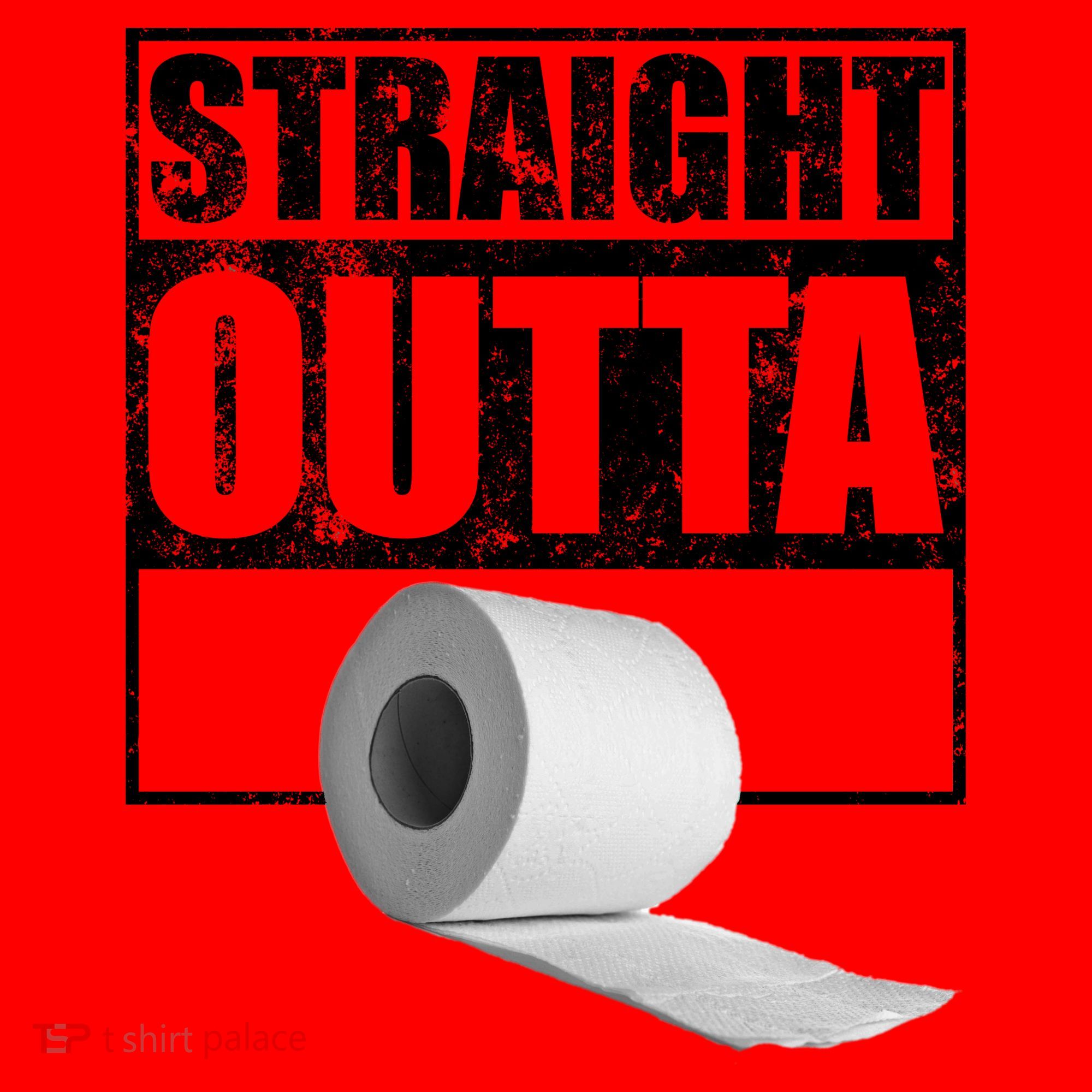 Straight Outta Toilet Paper Santa Hat