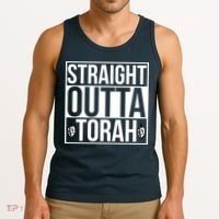 Straight Outta Torah Tank Top thumb 3