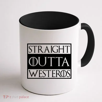 Straight Outta Westeros Coffee Mug back