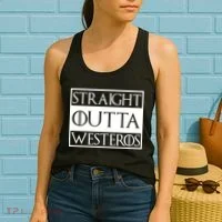 Straight Outta Westeros Women's Tank Top thumb 2
