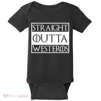 Straight Outta Westeros Baby Bodysuit thumb 0