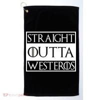 Straight Outta Westeros Golf Towel thumb 0
