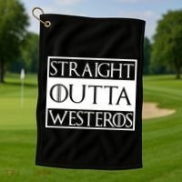 Straight Outta Westeros Golf Towel thumb 1