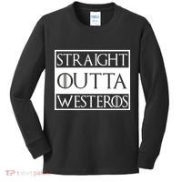 Straight Outta Westeros Kids Long Sleeve Shirt thumb 0
