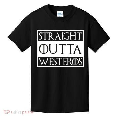 Straight Outta Westeros Kids T-Shirt