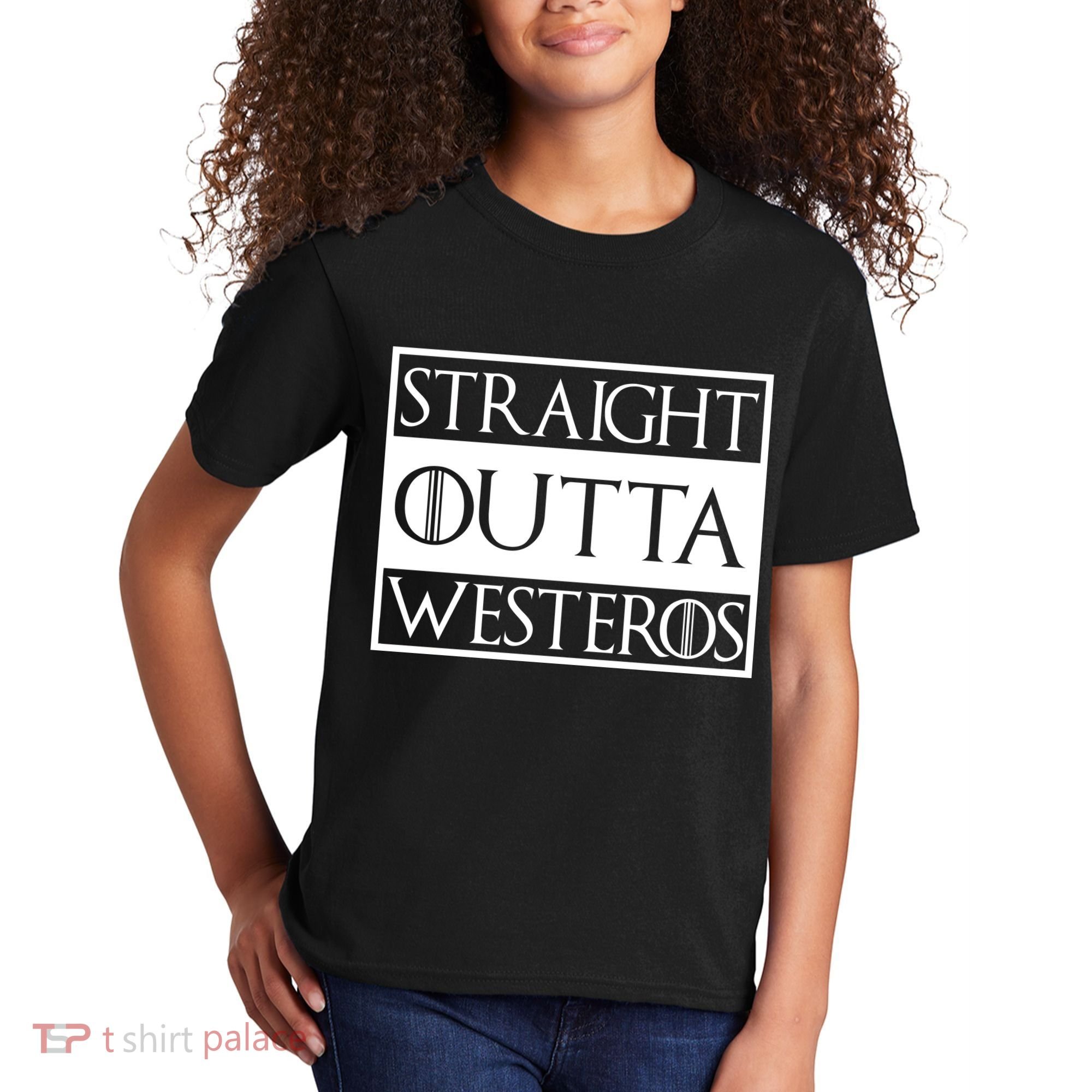 Straight Outta Westeros Kids T-Shirt