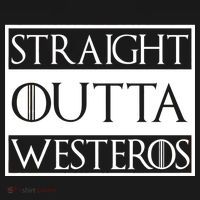 Straight Outta Westeros Kids T-Shirt thumb 4
