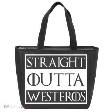 Straight Outta Westeros Tote Bag