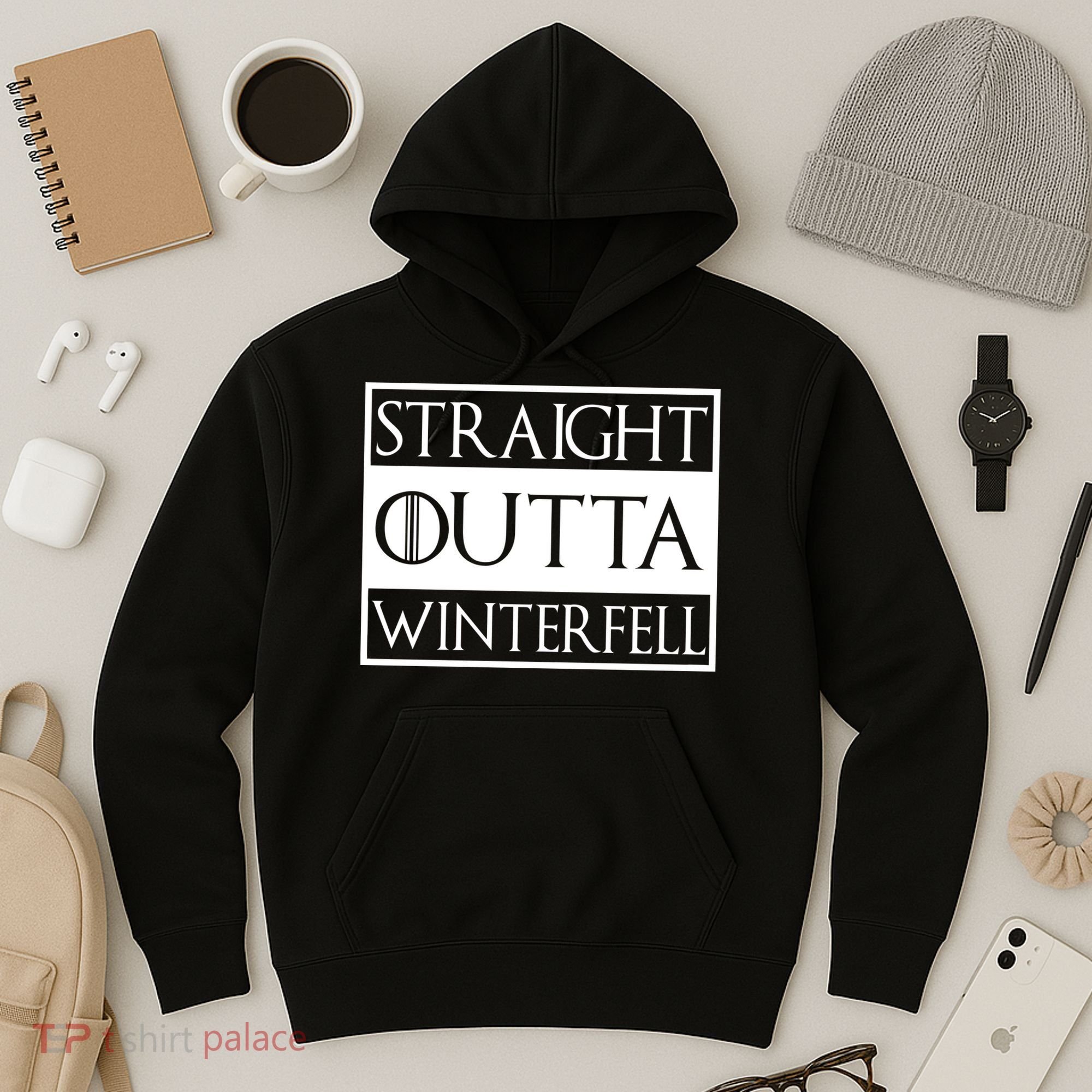 Straight Outta Winterfell Hoodie