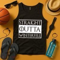 Straight Outta Winterfell Tank Top thumb 4