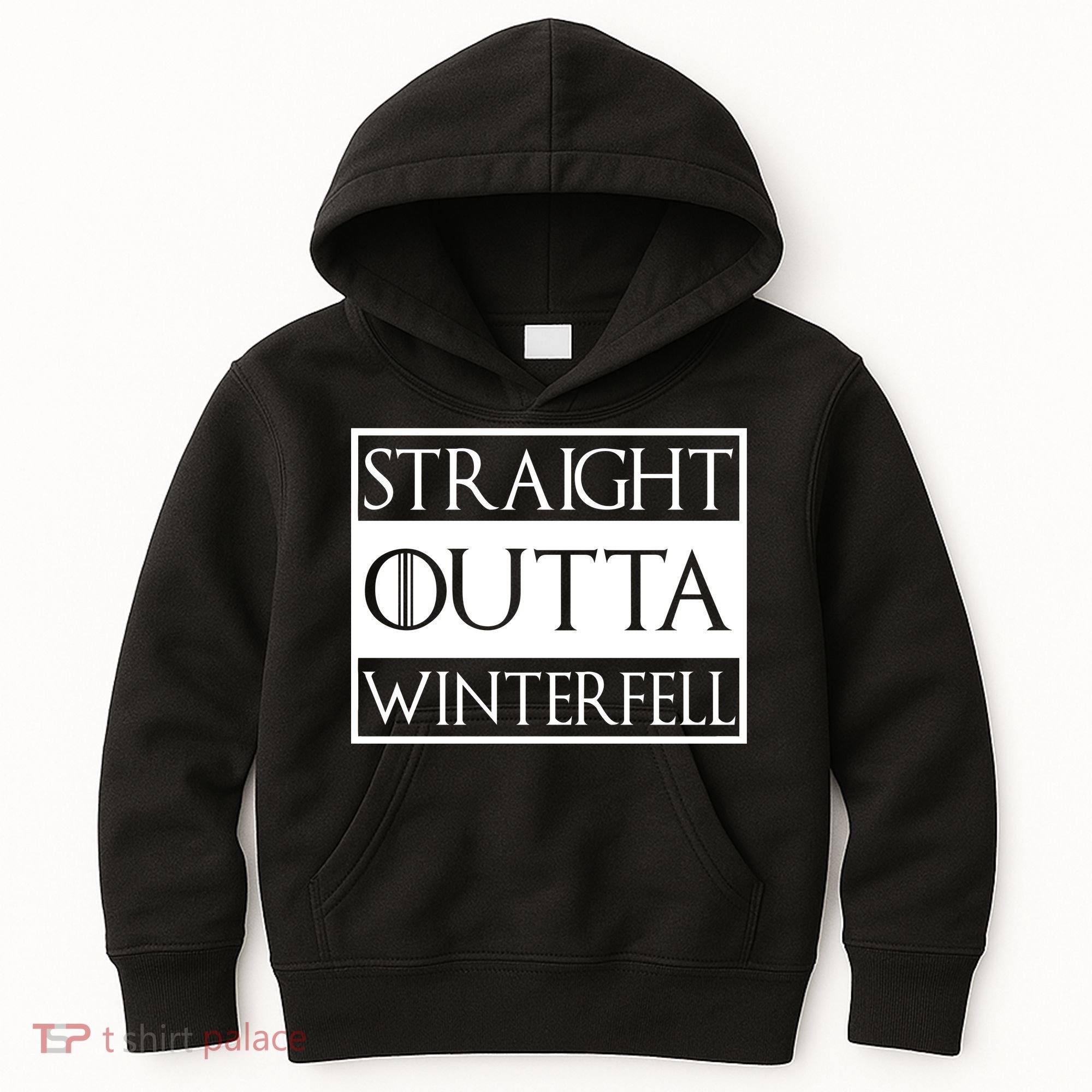 Straight Outta Winterfell Kids Hoodie