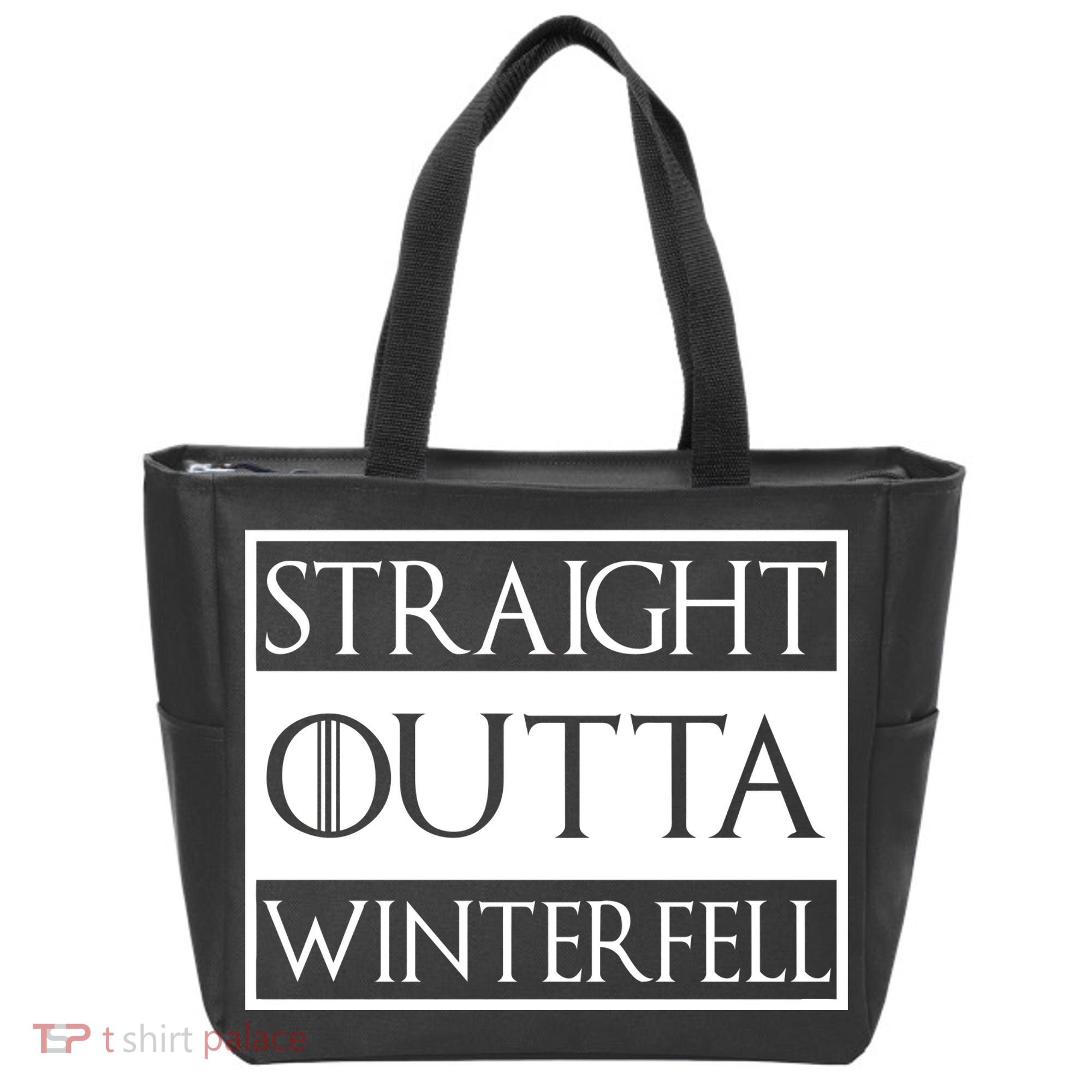 Straight Outta Winterfell Tote Bag
