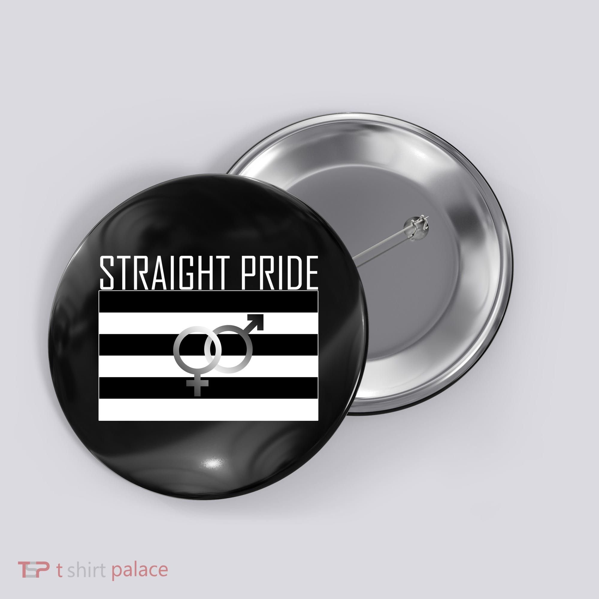Straight Pride Button