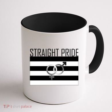 Straight Pride Coffee Mug back