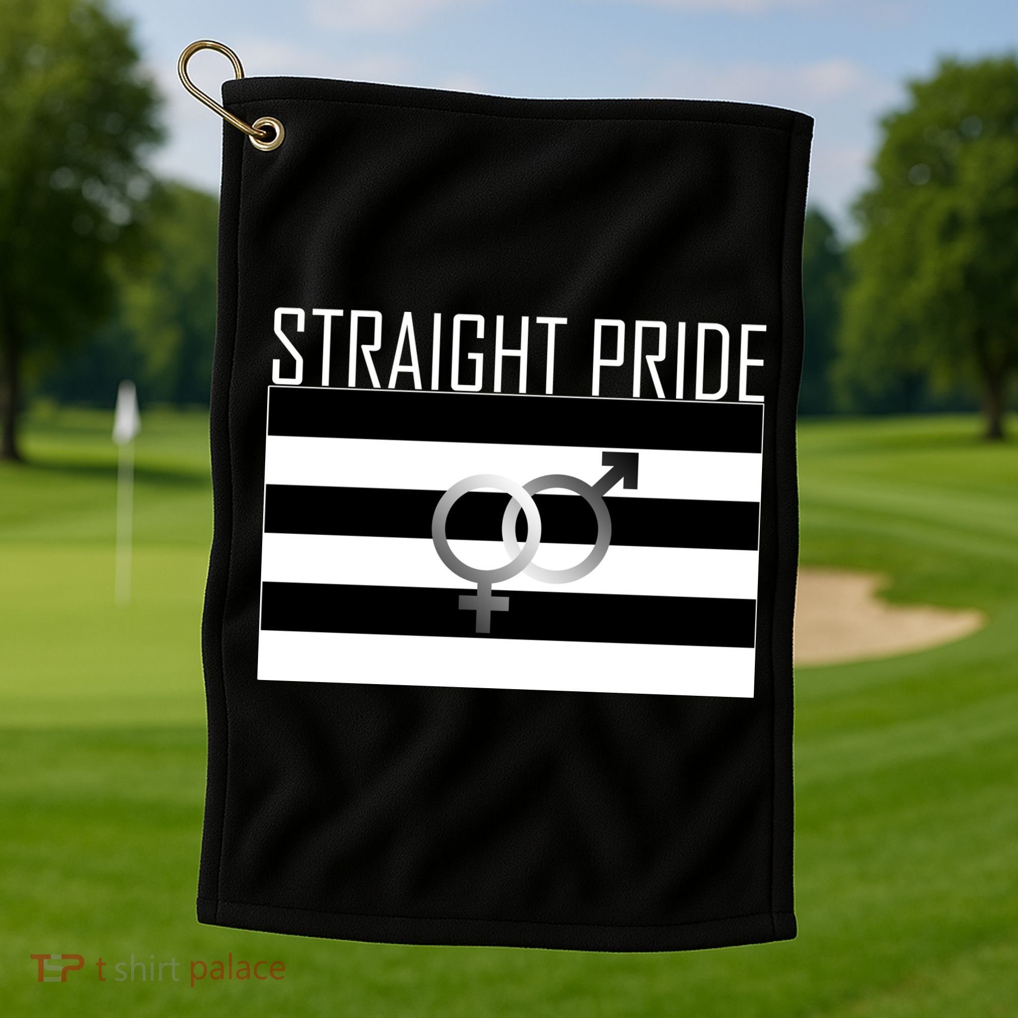 Straight Pride Golf Towel