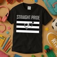 Straight Pride Kids T-Shirt thumb 3