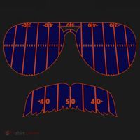 Strange Cargo Football Ditka Glasses And Stache Sweatshirt thumb 3