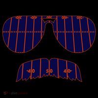 Strange Cargo Football Ditka Glasses And Stache T-Shirt thumb 7