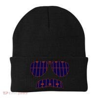Strange Cargo Football Ditka Glasses And Stache Beanie thumb 0