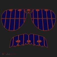 Strange Cargo Football Ditka Glasses And Stache Beanie thumb 2